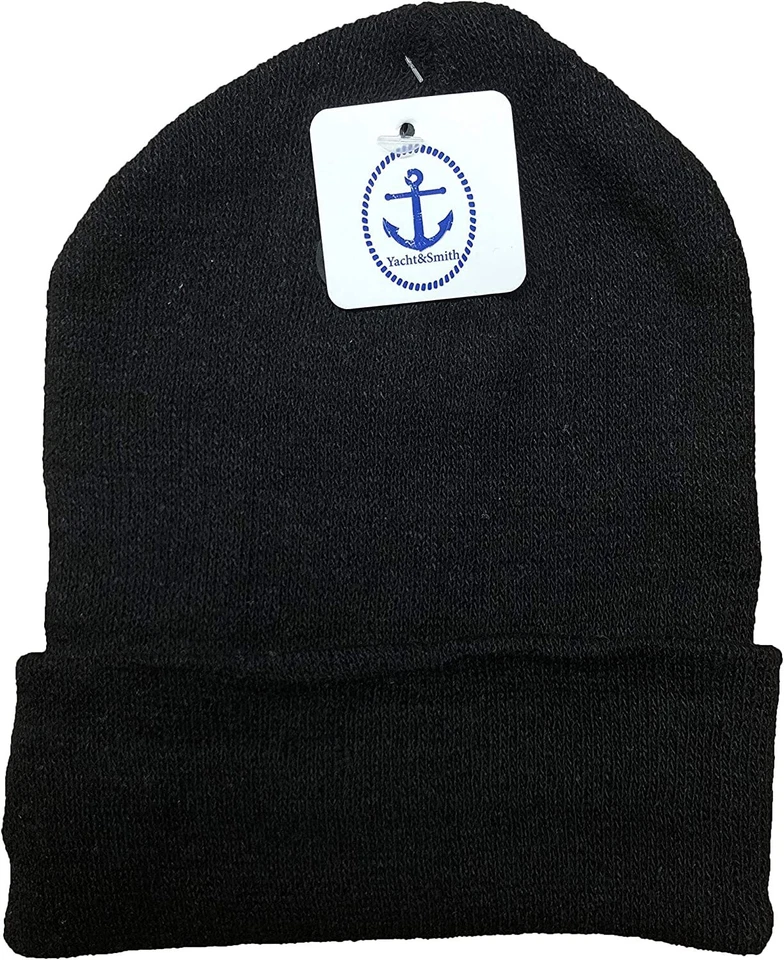 144 PK of Yacht & Smith Wholesale Bulk Unisex Winter Beanies Hats Assorted - Image 2 of 4