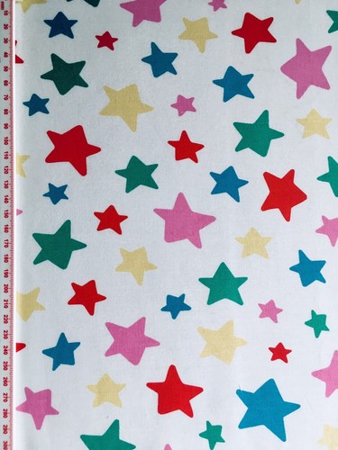 Multicoloured Shooting Stars Cath Kidston 47cm x 100cm Lightweight cotton new