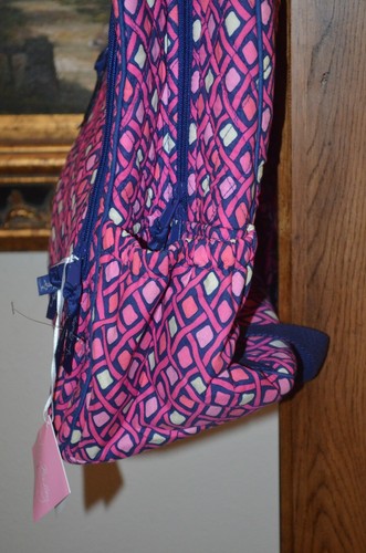 Vera Bradley Tasche Katalina rosa Diamanten Campus RUCKSACK ~ neu mit Etikett ~ Large 109 $ - Bild 4 von 6