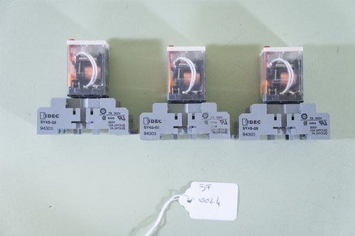 Lot of 3 Schneider Electric Relays RXM4AB2F7 120V Coil- 6A -w/ IDEC SY4S-05 base - Picture 6 of 6