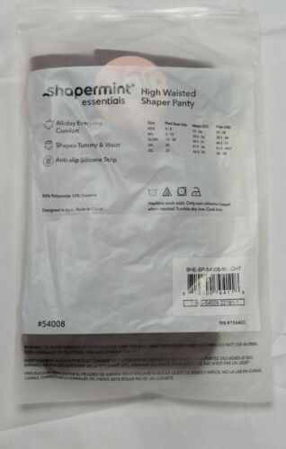 Shapermint Women's High-Waisted Shaper Panty Assorted Colors/Sizes NWT - Picture 14 of 24