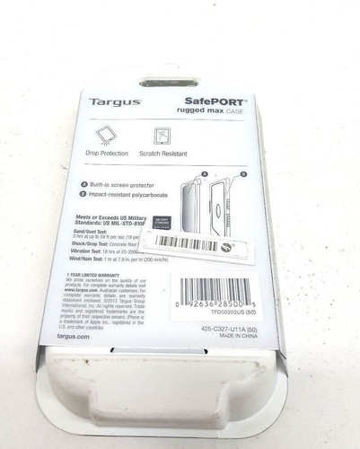 Targus SafePORT Rugged Max Case For iPhone 5 5s Military Contractor Jobsite - Picture 2 of 6