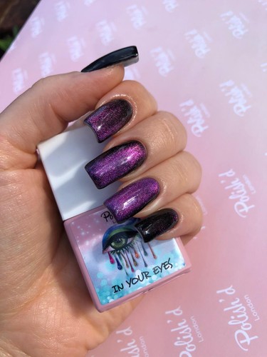 Magnetic Gel Nail Polish 10 Ml Polish’d London Colour 8 Soak Off  - Picture 6 of 8
