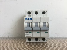 EATON WMZS3D20 20 AMP 277 VOLT DIN RAIL 3 POLE BREAKER