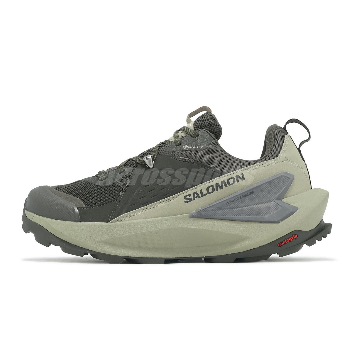 Salomon ELIXIR GTX Gore-Tex Peat Vintage Khaki Castlerock Salomon ELIXIR GTX Gore-Tex Peat Vintage Khaki Castlerock