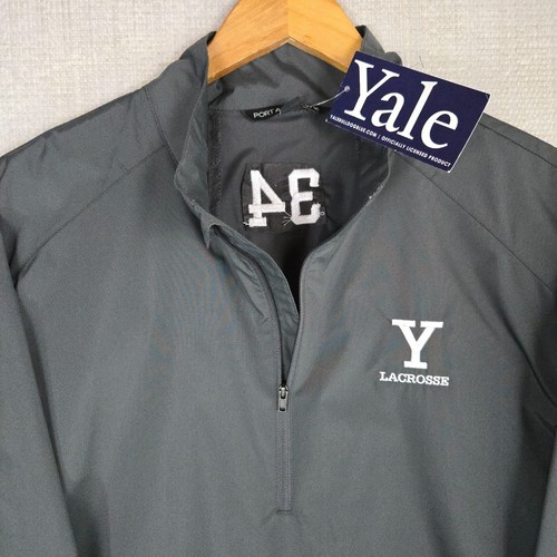 PORT AUTHORITY x YALE LACROSSE Team Issued 1/2 Zip Hardshell Windbreaker Sz XL - Picture 2 of 17