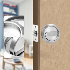 Stainless 304 Door Locks Recessed Cup Handle Privacy Door Knob Locks Flush Pull