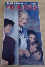 Mrs. Doubtfire VHS 1994 Robin Williams comedy family Sally Field father divorce