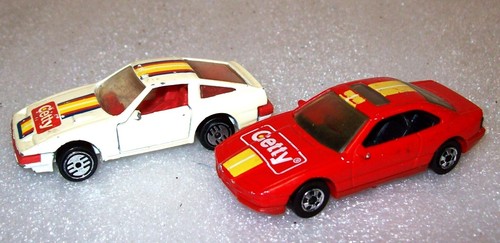 2 autos promocionales Hot Wheels Getty 1991 Nissan 300ZX y BMW 850I de 1992 - Imagen 2 de 7