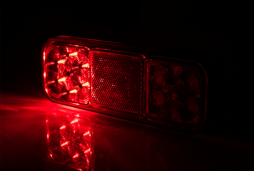 2x tylne światła 4 funkcje do ciągników MF, przyczep, maszyn budowlanych HORPOL - Zdjęcie 6 z 12