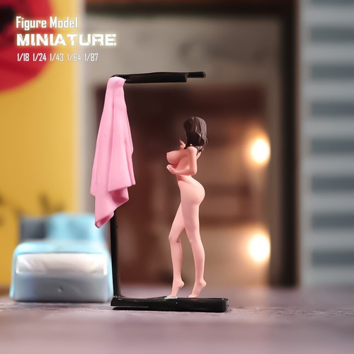 1/18 1/24 1/43 1/64 1/87 Miniature Model of a Sexy Beauty Bathing Scene Props - Picture 3 of 6