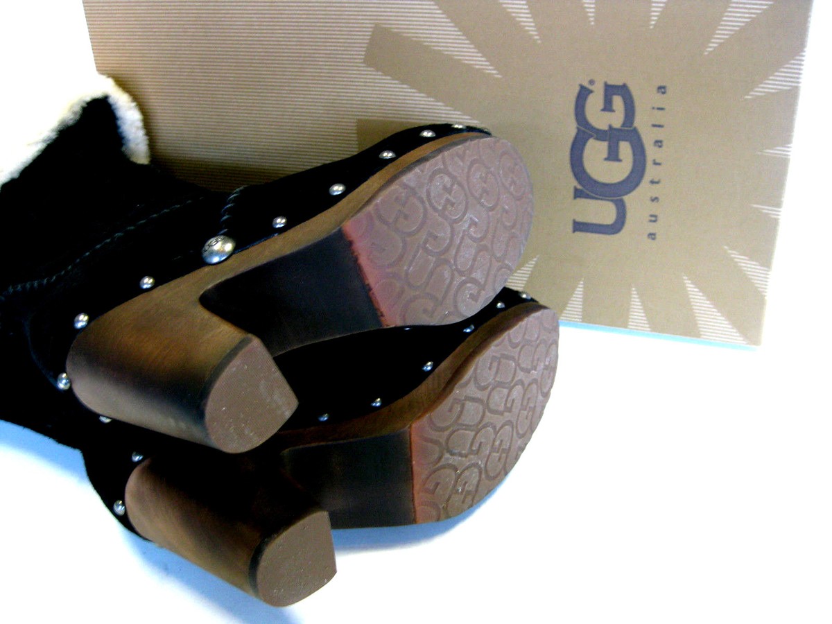 UGG LILLIAN WOMEN TALL BOOTS SUEDE BLACK US 5 /UK 3.5 /EU 36