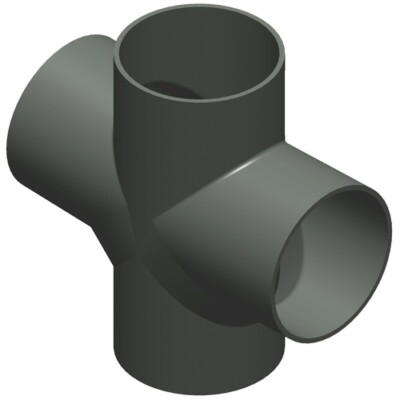 Düker KML-protec Doppel-Abzweig DN100 x 100 x 100 88°
