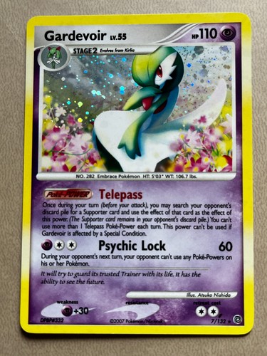 Gardevoir Holo Rare #7 Secret Wonders Pokemon Card NM