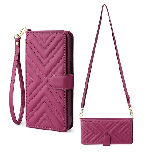 For ZTE Blade V70 4G, Luxury Multi-function Flip Leather Wallet Stand Case Cover - Picture 7 of 21