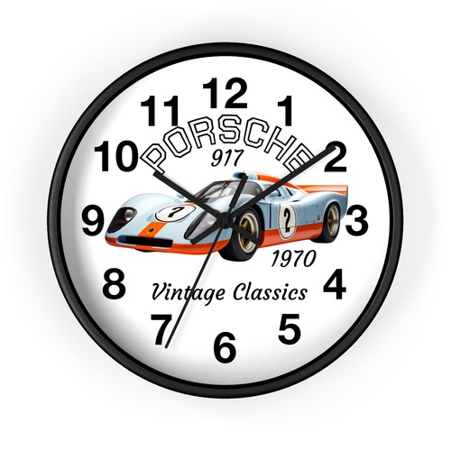 Porsch 917, Limited edition, unique gifts, kitchen clocks, Office clocks. - Picture 2 of 19