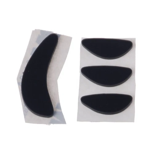 Black Feet Pad for M570 Wireless Mouse Sticker Rounded Curved Edges