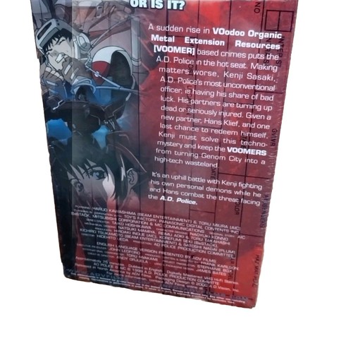 AD Police Bad Blood VHS 2000 English Dubbed LIKE NEW ADV Films Shrink Attached - Imagen 2 de 8