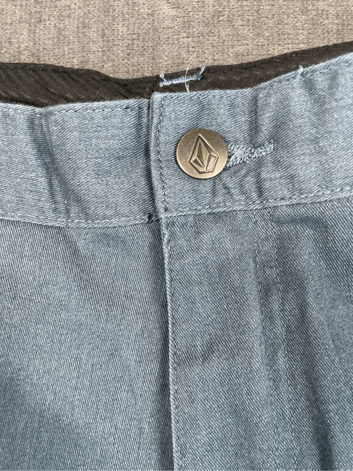 Volcom Shorts Men 28 Blue Hybrid Walkshorts Chino Skate Surf Casual Beach - Image 2 of 4