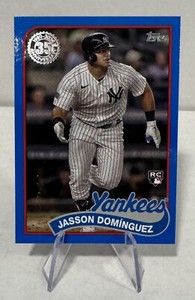 2024 Topps Update Jasson Dominguez 1989 Blue SP