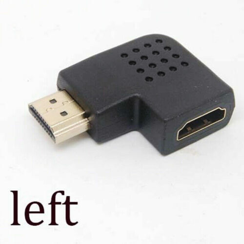 90 Degree Left/Right Angle Port Male To Female HDMI Adapter Connector HDTV LOT - Picture 13 of 29