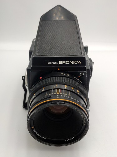 Cámara Bronica Sq-a 6x6 con lente y parte posterior de película 220. - Imagen 7 de 12