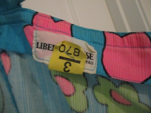 VTG 1960s LIBERTY HOUSE PRINCESS KAIULANI HAWAII JUMPSUIT NEON BLUE/PINK/GREEN - Picture 5 of 24