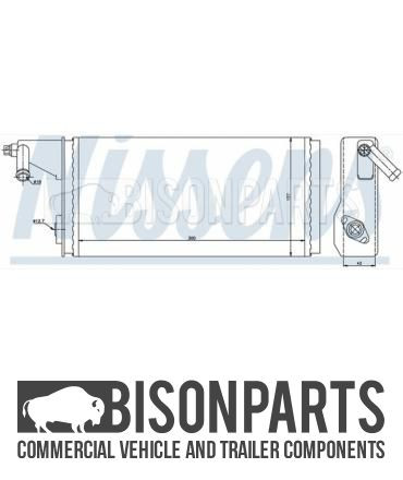 Nissens 71808 Heater Matrix IVECO DAILY II (89-) HEATER / HEAT EXCHANGER - Picture 1 of 1