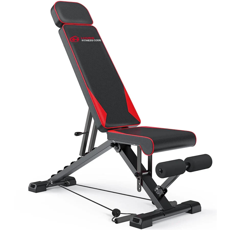 Banco de entrenamiento plegable HOME FITNESS CODE