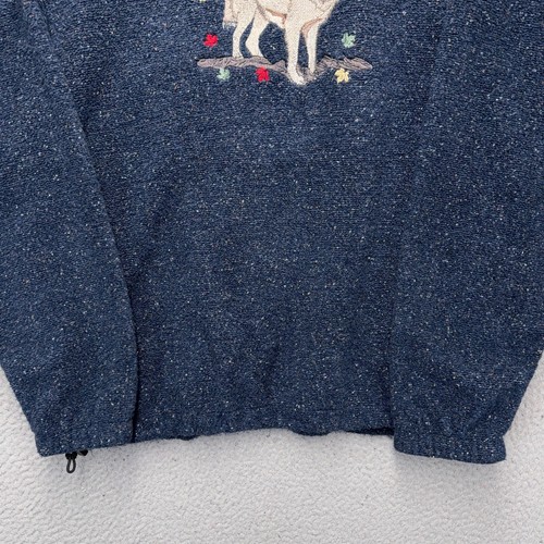 Winona Wolf Pullover Herren Large Blau Full Zip Natur Outdoor Bestickt Natur - Bild 4 von 13