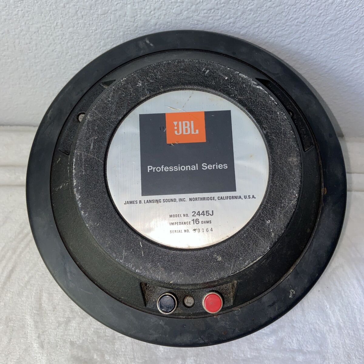 1 ) JBL, Professional Series, 2445J, 16 Ohm, Compression 1 ) JBL, Professional Series, 2445J, 16 Ohm, Compression