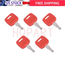 5 Pcs Ignition Keys For John Deere Agricultural Tractor Combine RE183935 RE71557