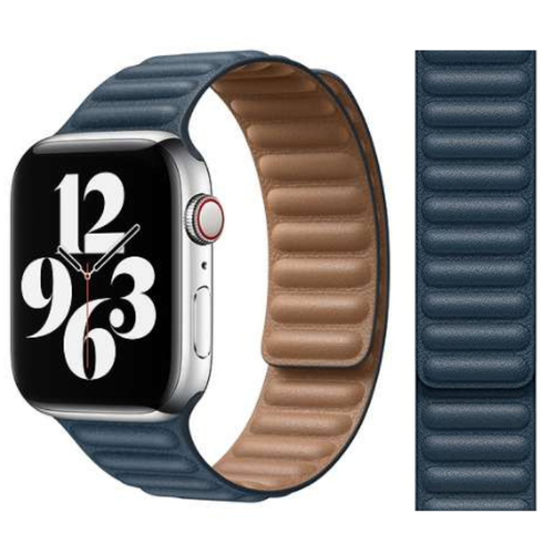 BRACELET DE MONTRE EN CUIR APPLE AUTHENTIQUE 44 MM 45 MM 40 MM 41 MM - S/M & M/L VENTE AU DÉTAIL - Photo 17 sur 55