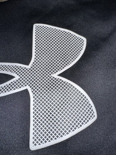 NUOVA felpa con cappuccio uomo Under Armour nera bianca pile grande logo taglia large prezzo al pubblico consigliato $60,00 - Foto 8 di 10