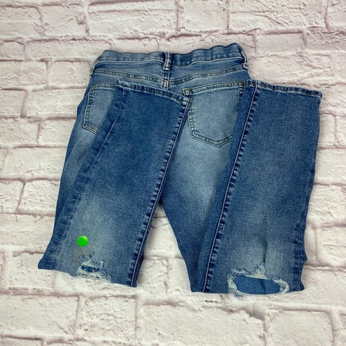 Old Navy Boys Slim Jeans Size 12 Blue Distressed Stretch Denim - Picture 2 of 16