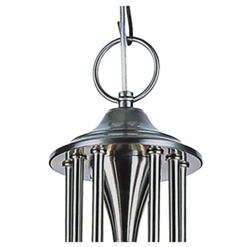 Bel Air Lighting Stewart 9-Light Brushed Nickel Chandelier with Marbleized Glass - Picture 2 of 3