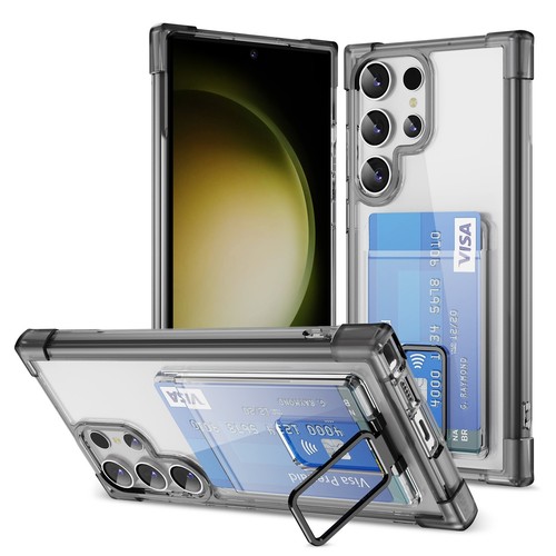 For Samsung Galaxy S25 S24 S23 S22 S21 Plus Wallet Case with Card Holder & Stand - 第 10/14 張圖片
