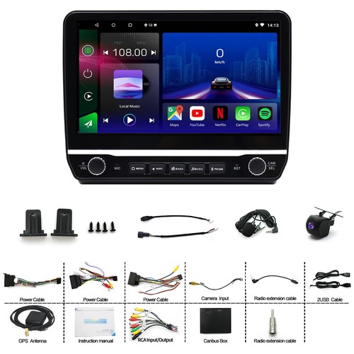 4+64GB Für Fiat Ducato 2006-2023 10.1" Android 13.0 Autoradio Navi Apple CarPlay - Bild 13 von 13