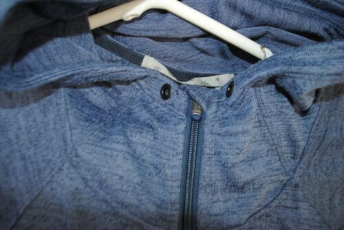 Felpa Athleta Techie Anorak blu con cappuccio taglia XS X-Small - Foto 2 di 5