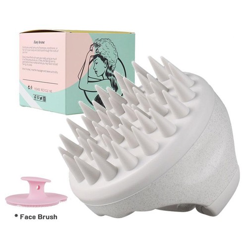 Biodegradable Scalp Massager Brush – Silicone Scrubber for Hair Growth - Picture 2 of 31