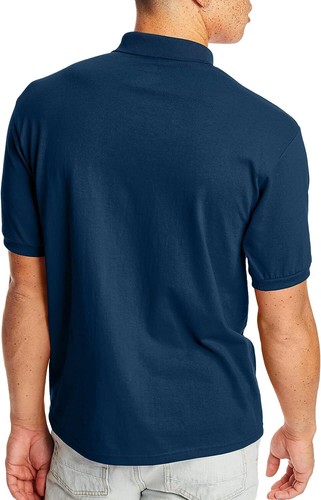 Hanes EcoSmart Men's Jersey Polo Shirt (2 Pack) - Picture 15 of 18