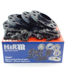 H&R Spurverbreiterung VA+HA ABE für BMW i3 i8 2er 5er 7er X Mini 24/26mm schwarz