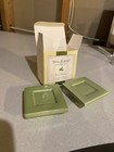 Tea Forte Tea Trays, Celery Green, Two Ceramic Trays for Serving Silken Tea…