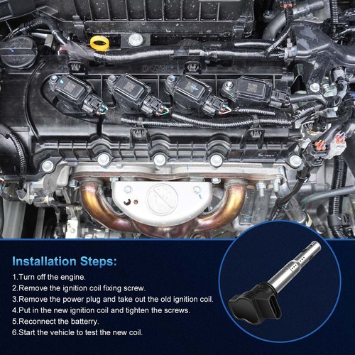 4 Pcs Ignition Coil Fit For Audi A3 2004-2013 2.0L A4 1.8L A5 Q5 Q3 TT RS5 RS4 - Picture 6 of 13