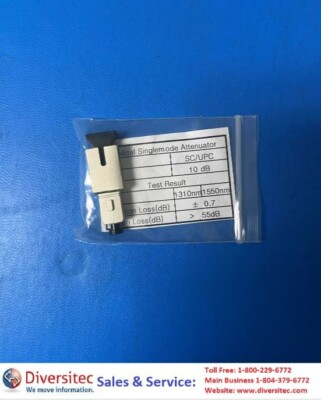 Telecommunications SC/UPC-10dB Fiber Optic Attenuator C200968