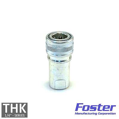 Foster FHK Series 1//4/" K2B Brass ISO B Hydraulic Quick Connect Coupler Plug USA