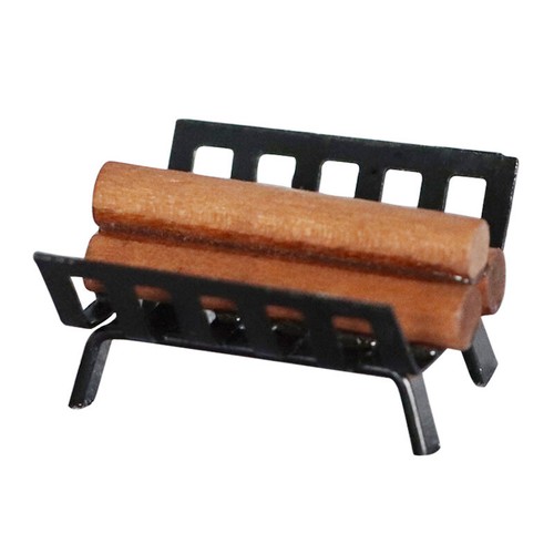 1:12th Scale Dolls House Miniature Vintage Fireplace Firewood Victoria Furniture - Picture 13 of 13