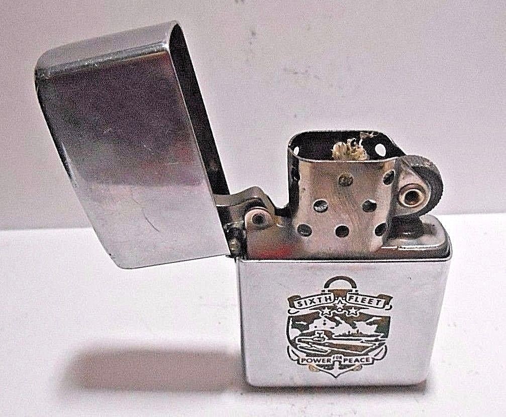VINTAGE ZIPPO 1965 PAT #2517191 CIGARETTE LIGHTER - SIXTH