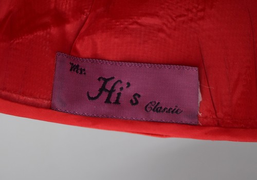 Vintage Mr Hi’s Classic Bright Red Rose Flower Ladies Hat Fancy Pillbox Style - Picture 11 of 14