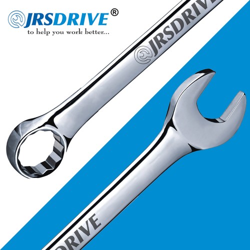 Juego de llaves combinadas sin trinquete de 7 piezas matriz 8-18 mm, tratamiento térmico 12pt CRV - Imagen 4 de 7